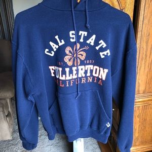 CAL STATE FULLERTON navy blue hoodie
